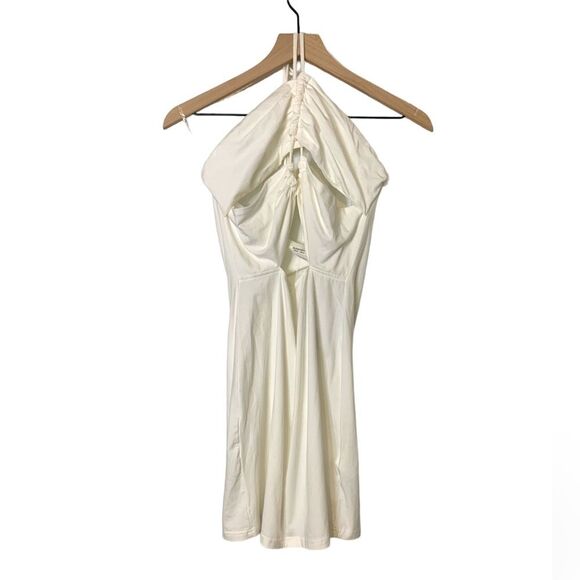 NWT Glamorous Care Cut-out front Detail Mini Dress in White. Size 10 - Picture 4 of 7